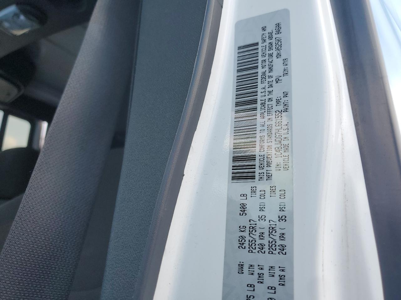 JEEP WRANGLER 2017 VIN 1C4BJWDG7HL661552 photo 13