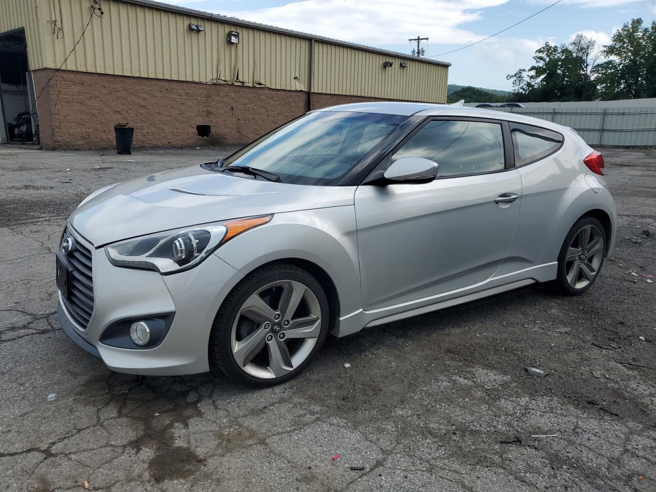 2013 Hyundai Veloster Turbo იყიდება Marlboro-ში, NY - Side