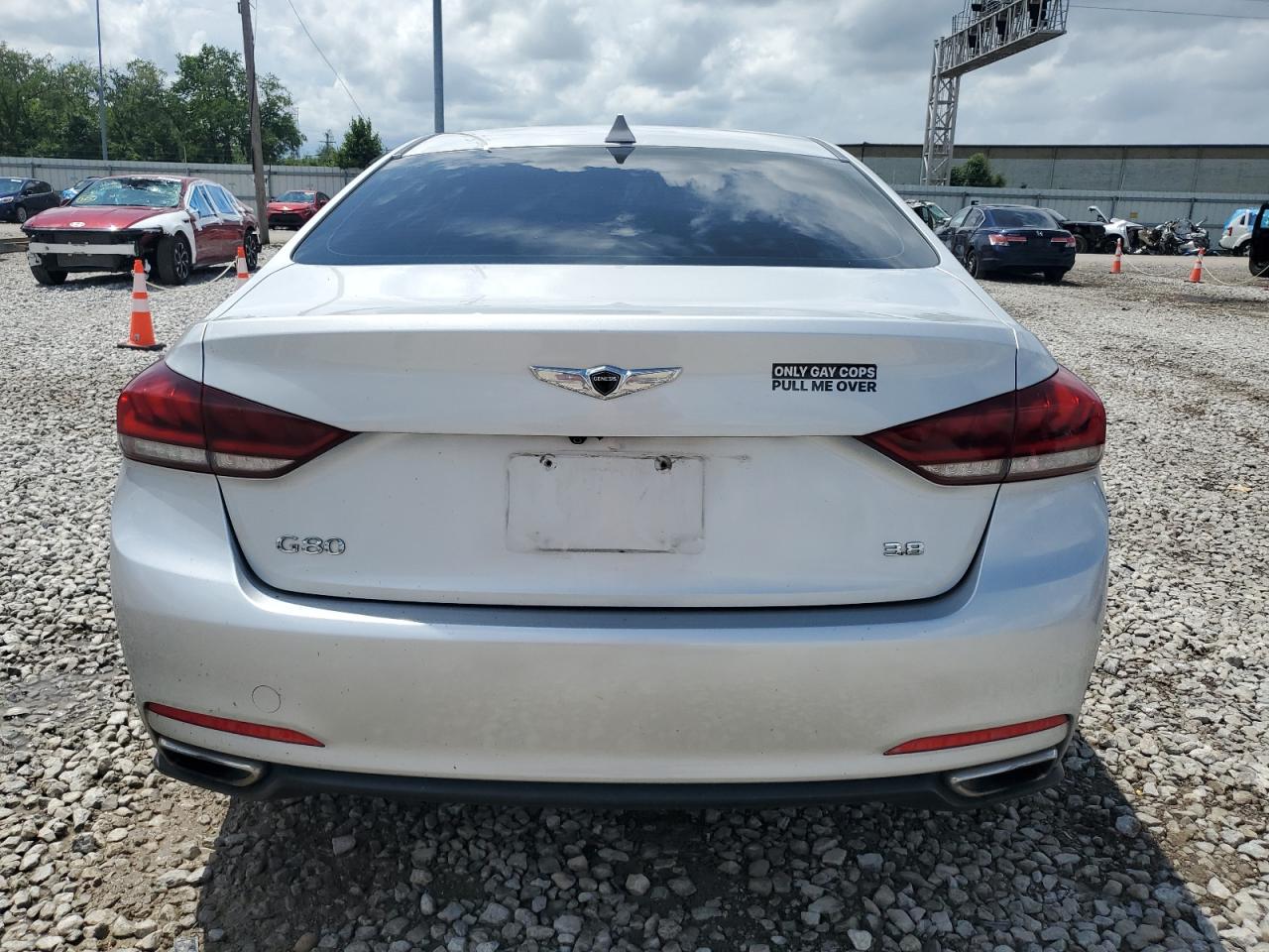 2017 Genesis G80 Base VIN: KMHGN4JE6HU180893 Lot: 61216685