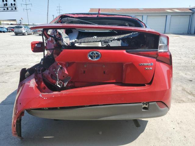  TOYOTA PRIUS 2019 Czerwony