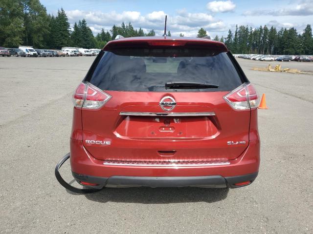  NISSAN ROGUE 2015 Czerwony