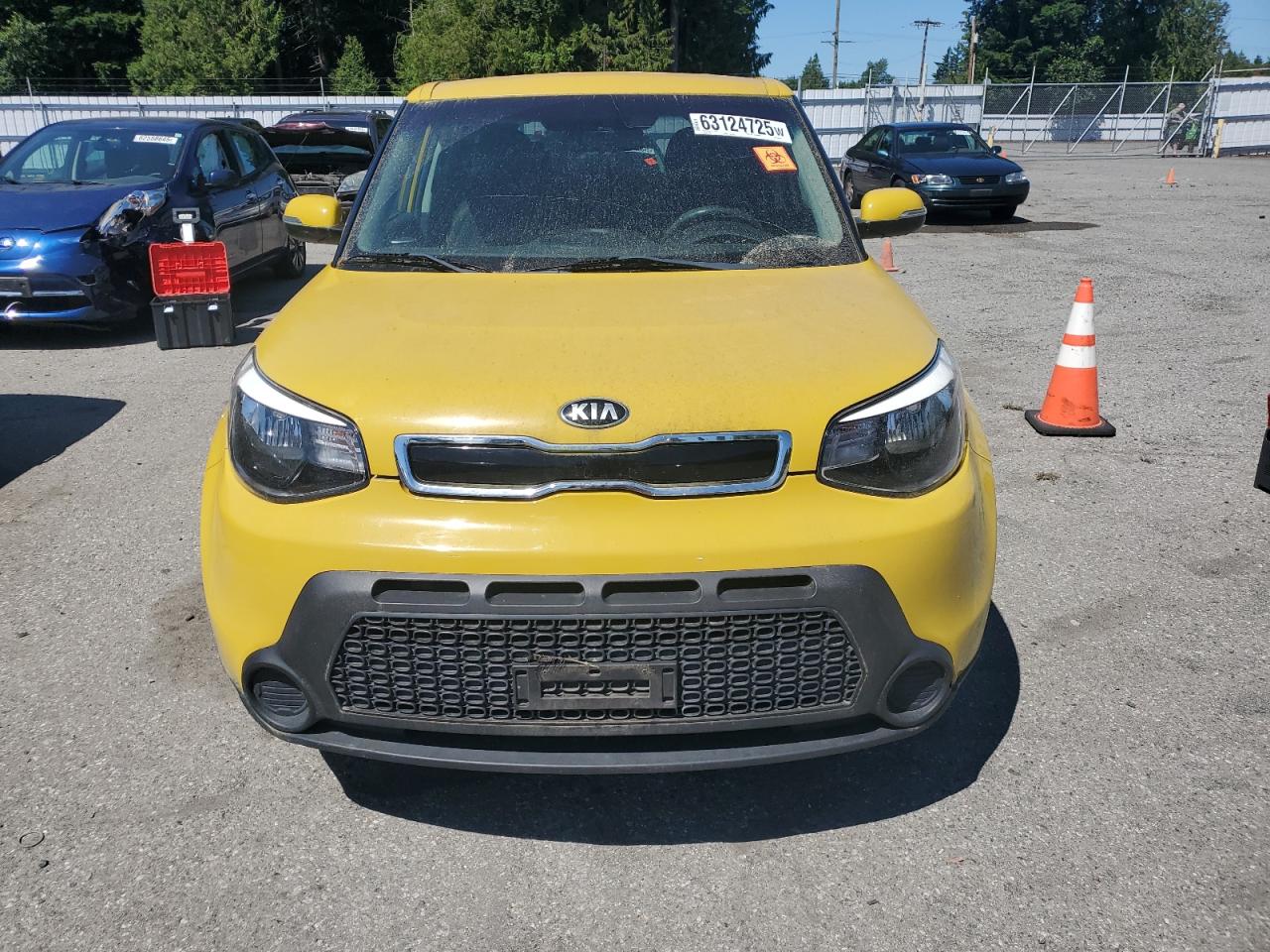 2014 Kia Soul + VIN: KNDJP3A5XE7066209 Lot: 63124725