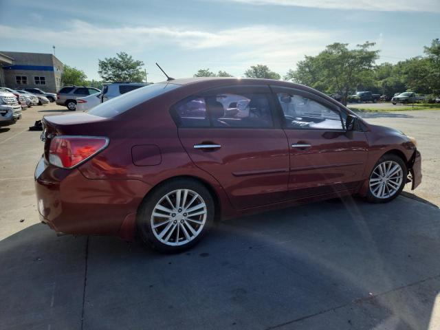 Sedans SUBARU IMPREZA 2012 Burgundy