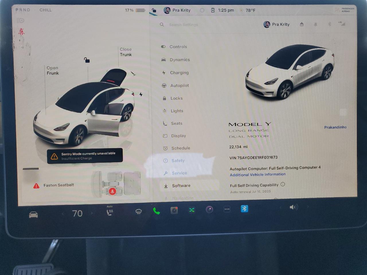 2024 Tesla Model Y VIN: 7SAYGDEE1RF031673 Lot: 62934005