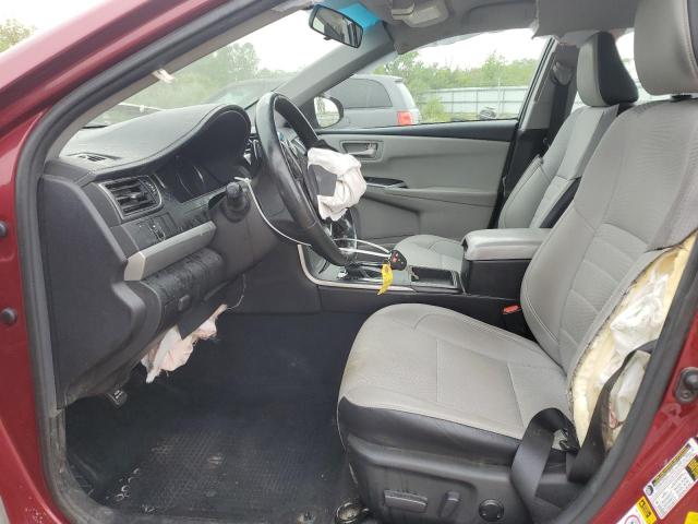  TOYOTA CAMRY 2017 Red
