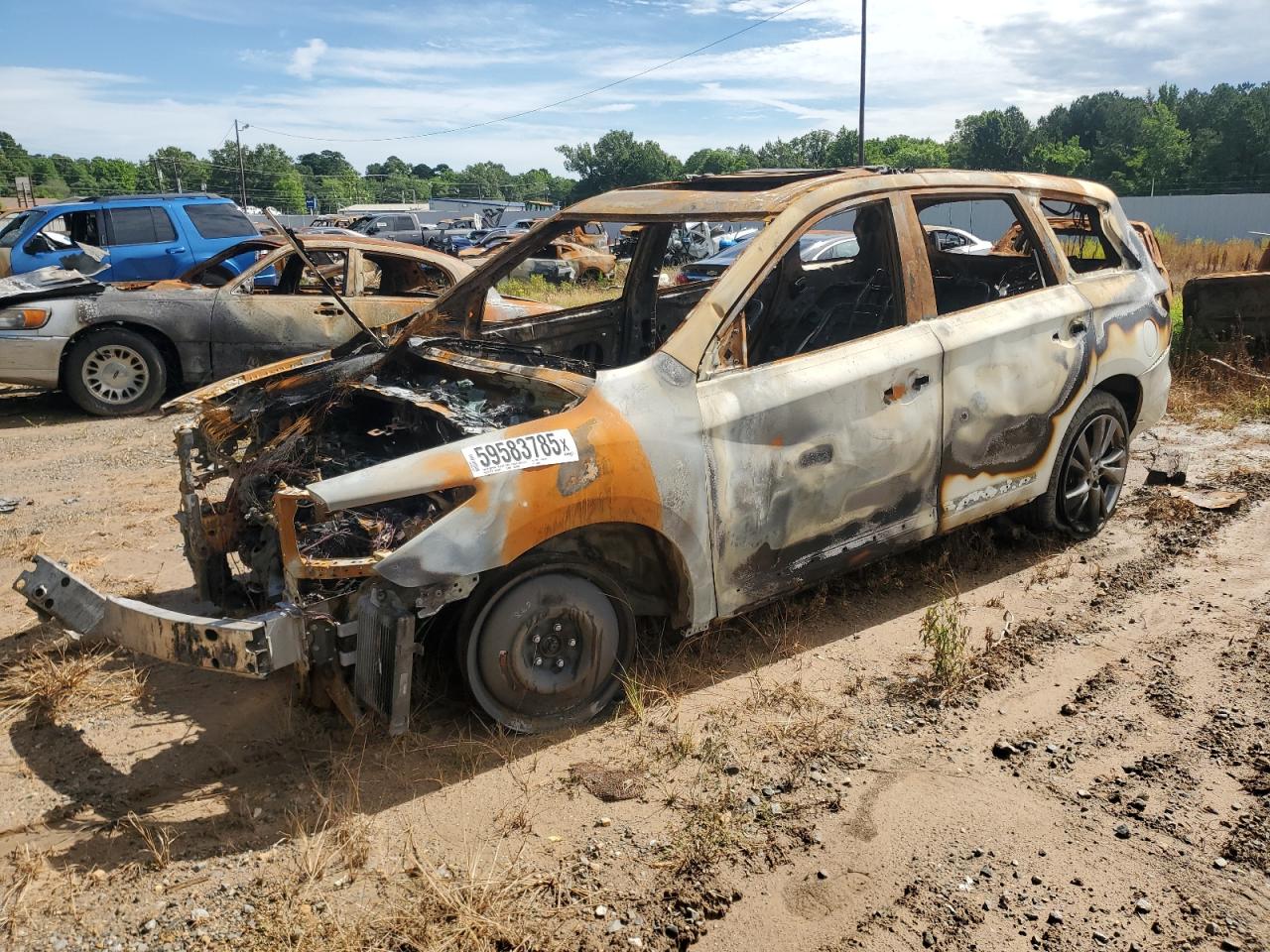 2014 Infiniti Qx60 VIN: 5N1AL0MN4EC544956 Lot: 59583785