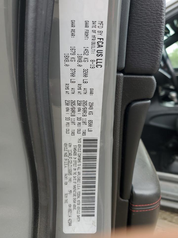 2020 Jeep Grand Cherokee Trailhawk VIN: 1C4RJFLG2LC116805 Lot: 62678515