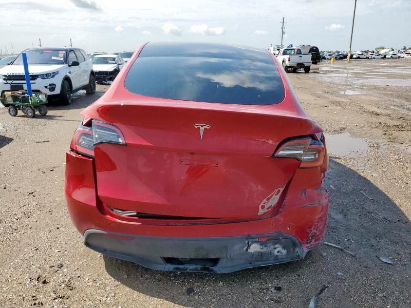  TESLA MODEL Y 2021 Czerwony