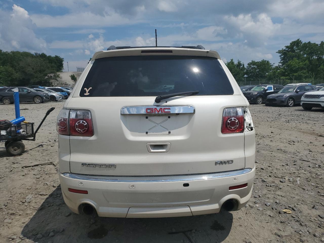 2012 GMC Acadia Denali VIN: 1GKKVTED9CJ401606 Lot: 61182845