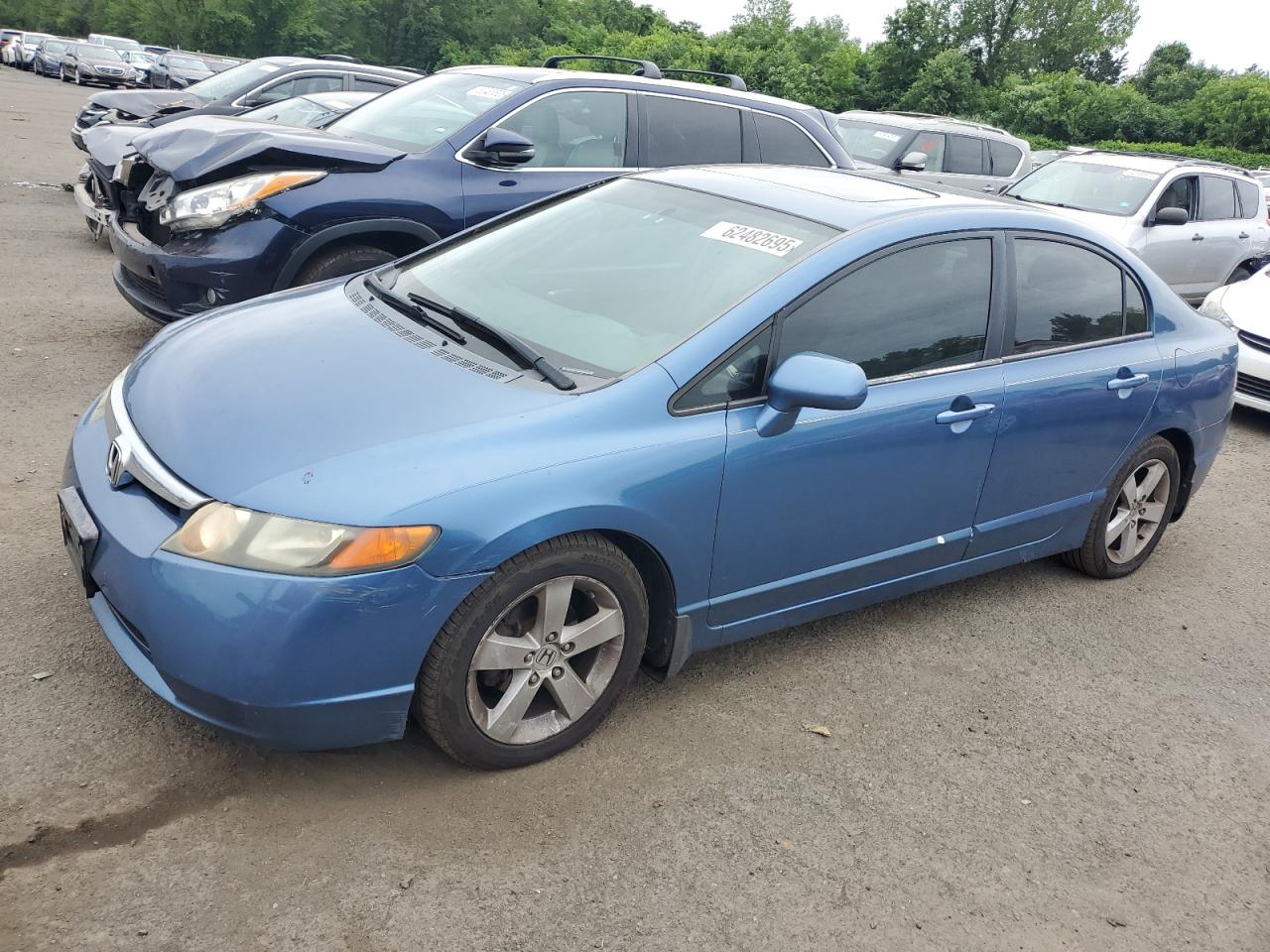 HONDA CIVIC 2006 VIN 1HGFA16826L032516