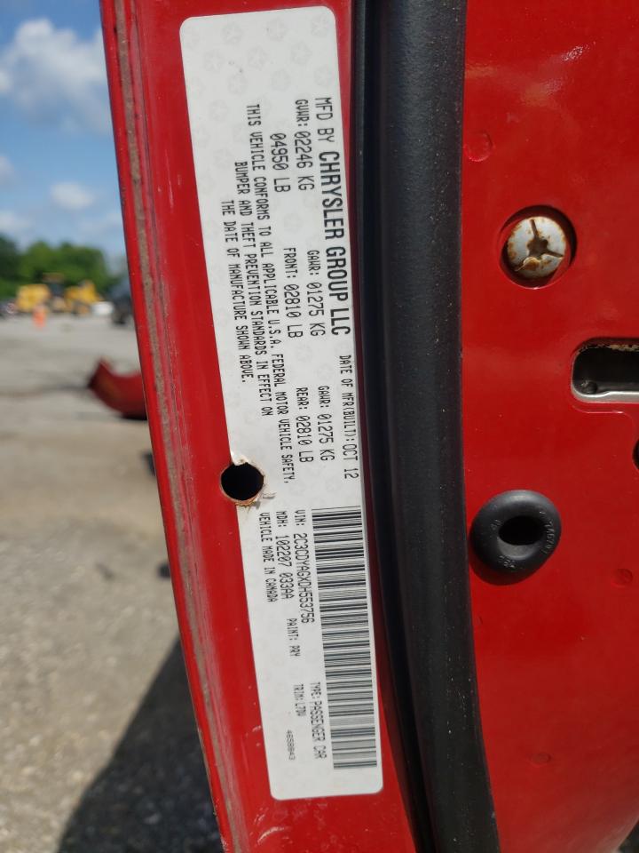 2013 Dodge Challenger Sxt VIN: 2C3CDYAGXDH553756 Lot: 61355625