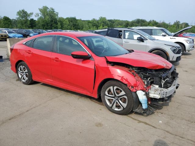Sedans HONDA CIVIC 2017 Red
