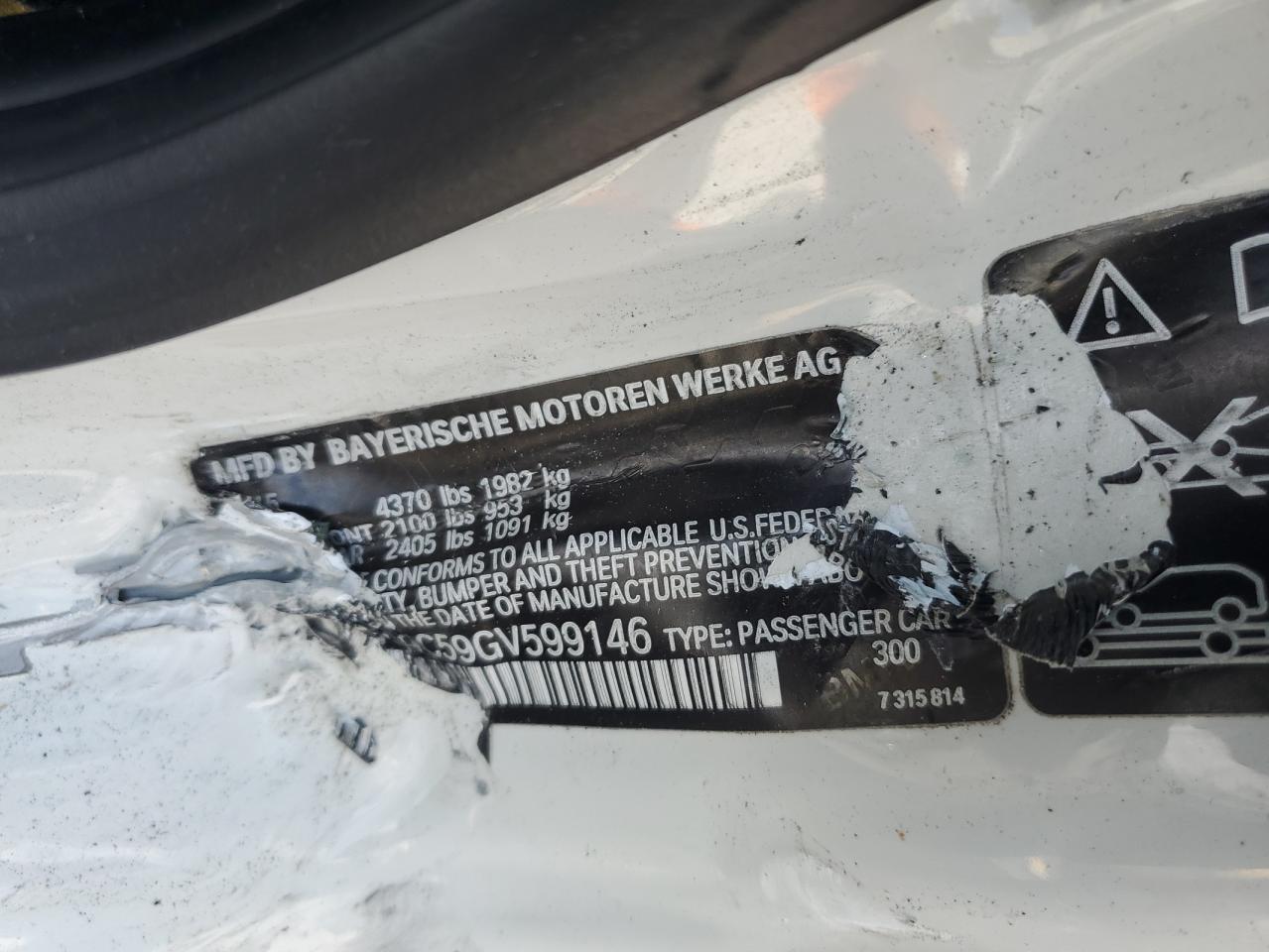 2016 BMW 228 Xi Sulev VIN: WBA1G9C59GV599146 Lot: 59822205