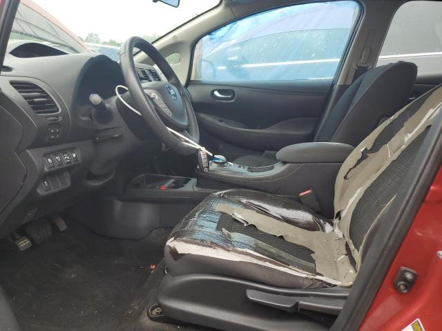  NISSAN LEAF 2014 Czerwony