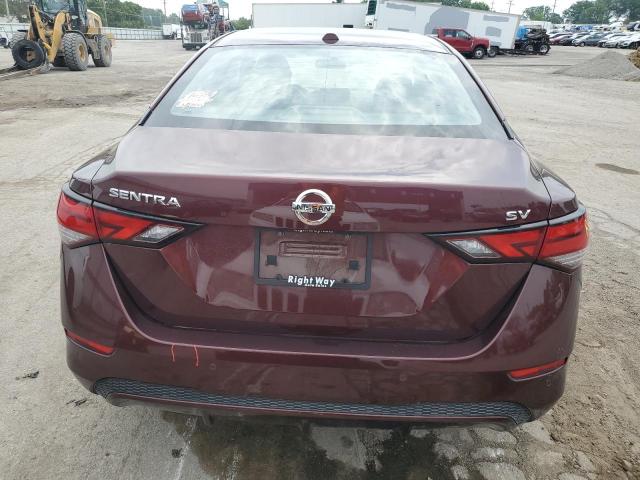  NISSAN SENTRA 2022 Бургунди