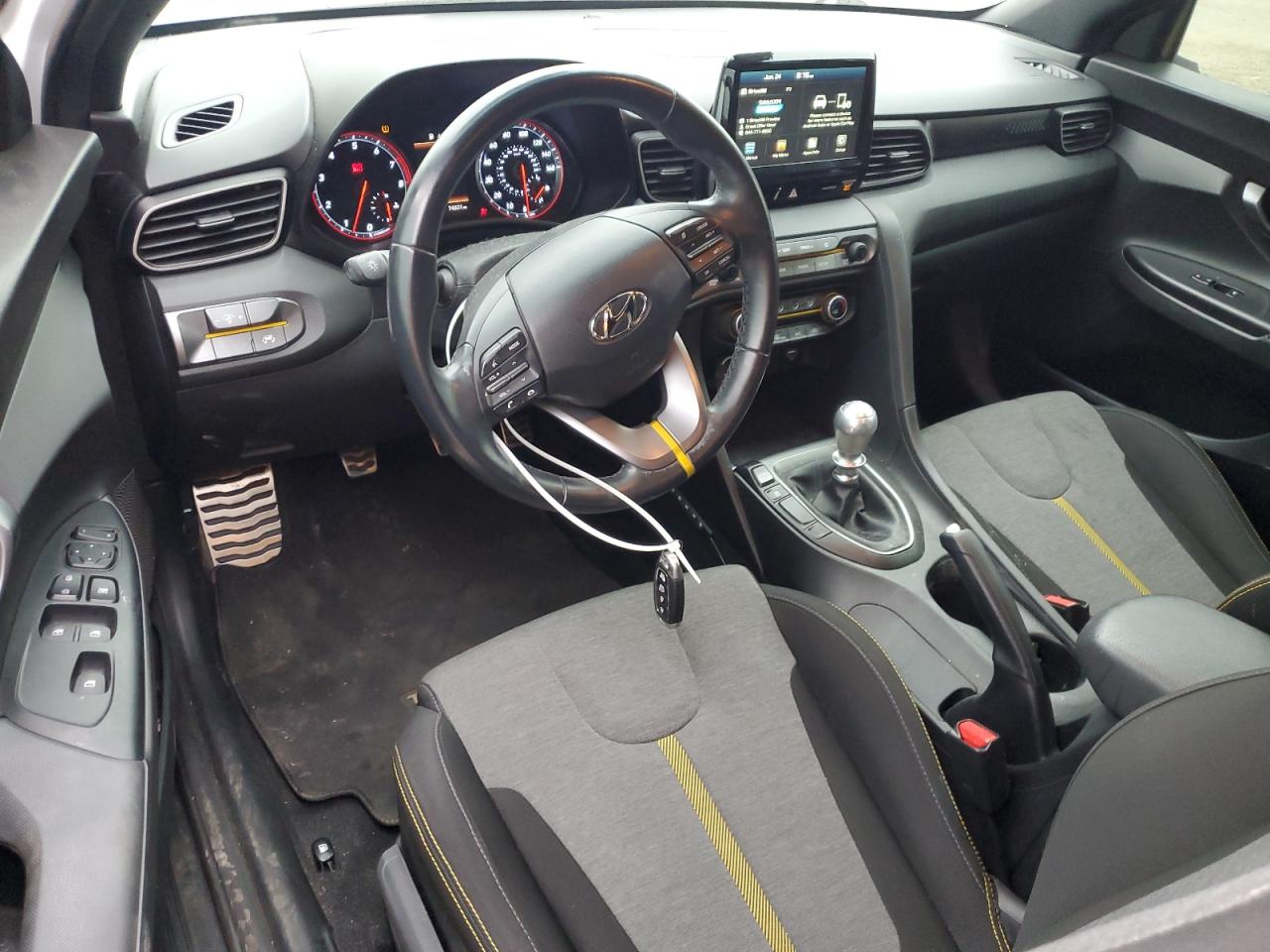 2019 Hyundai Veloster Turbo VIN: KMHTH6AB6KU007518 Lot: 61949815