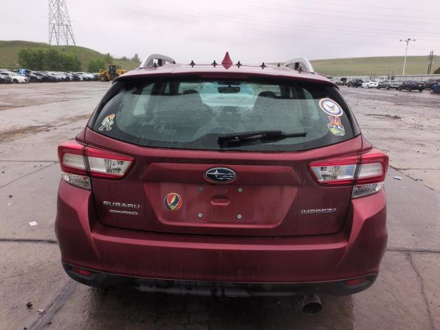  SUBARU IMPREZA 2018 Красный