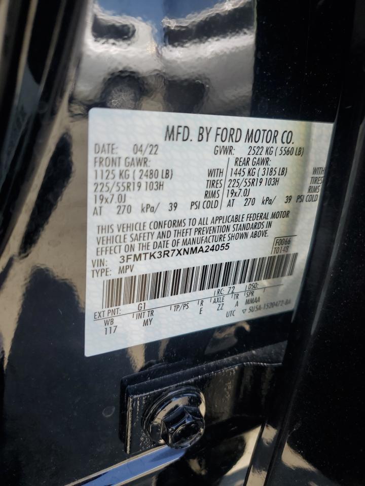 FORD MUSTANG 2022 VIN 3FMTK3R7XNMA24055 photo 13