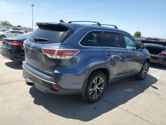  TOYOTA HIGHLANDER 2016 Granatowy