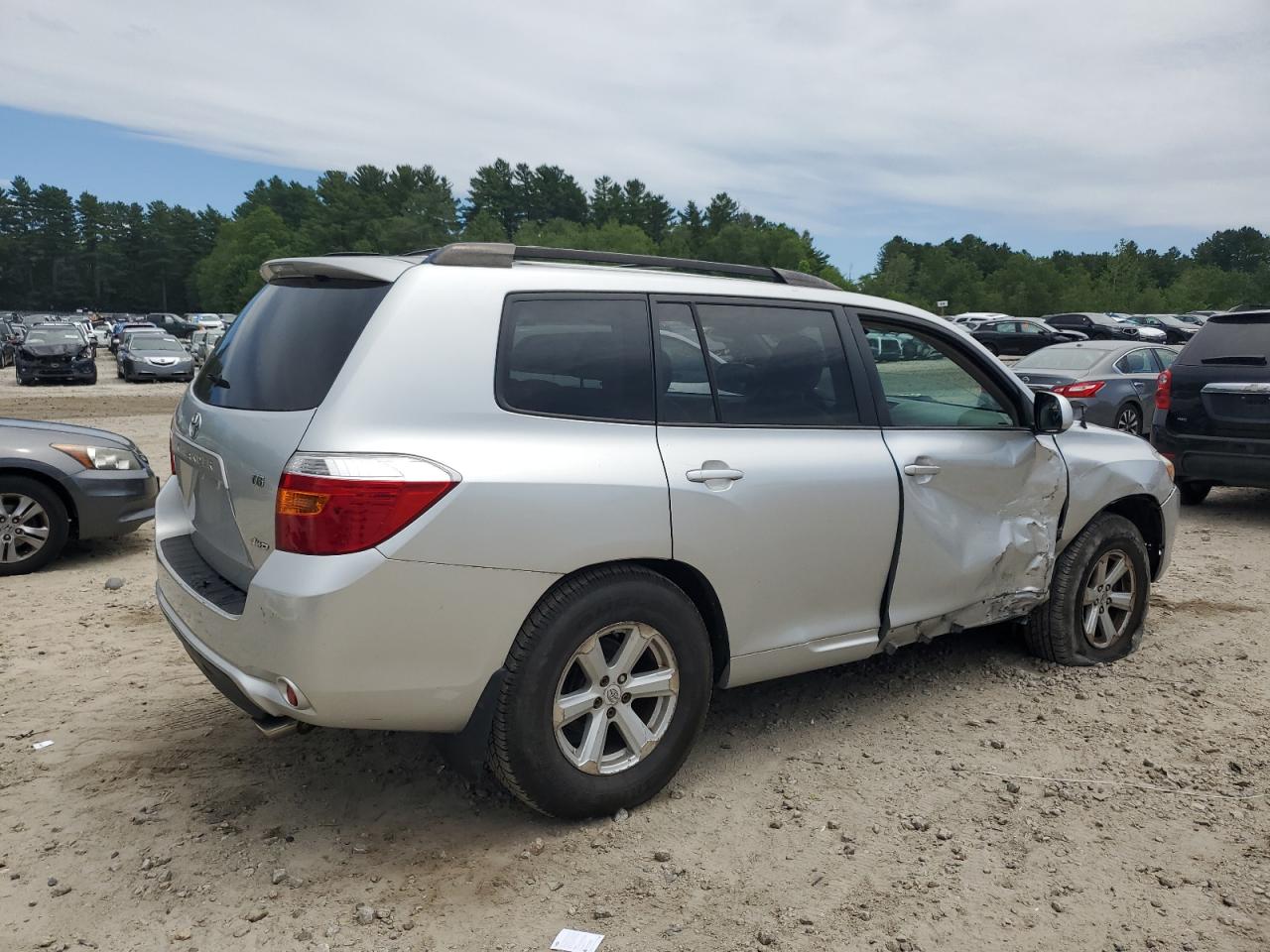 2008 Toyota Highlander silver null gas JTEES41A882009006 photo #4