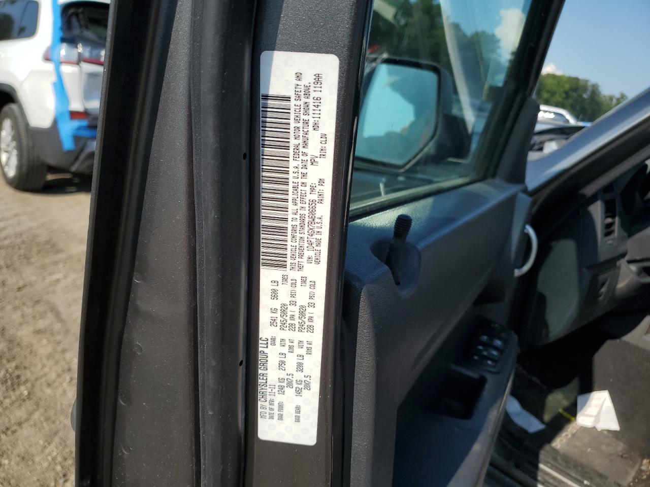 2011 Dodge Nitro Heat VIN: 1D4PT4GX7BW606656 Lot: 58949295