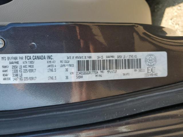 2016 DODGE GRAND CARAVAN SE  