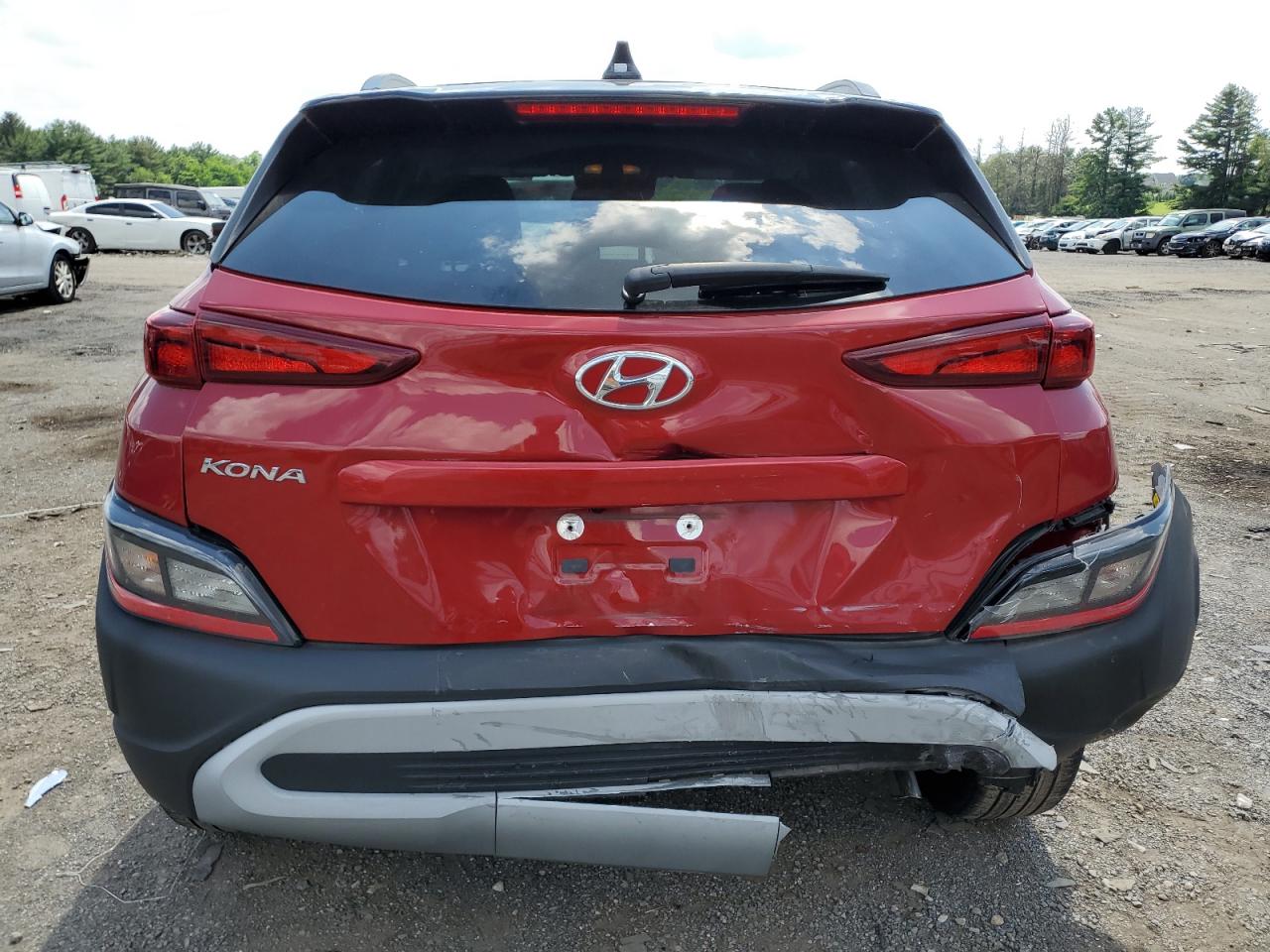 2022 Hyundai Kona Sel VIN: KM8K62AB0NU893043 Lot: 62790075