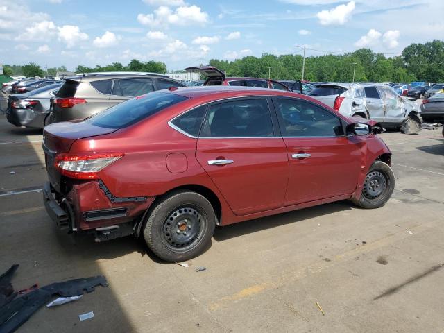 Sedans NISSAN SENTRA 2015 Czerwony