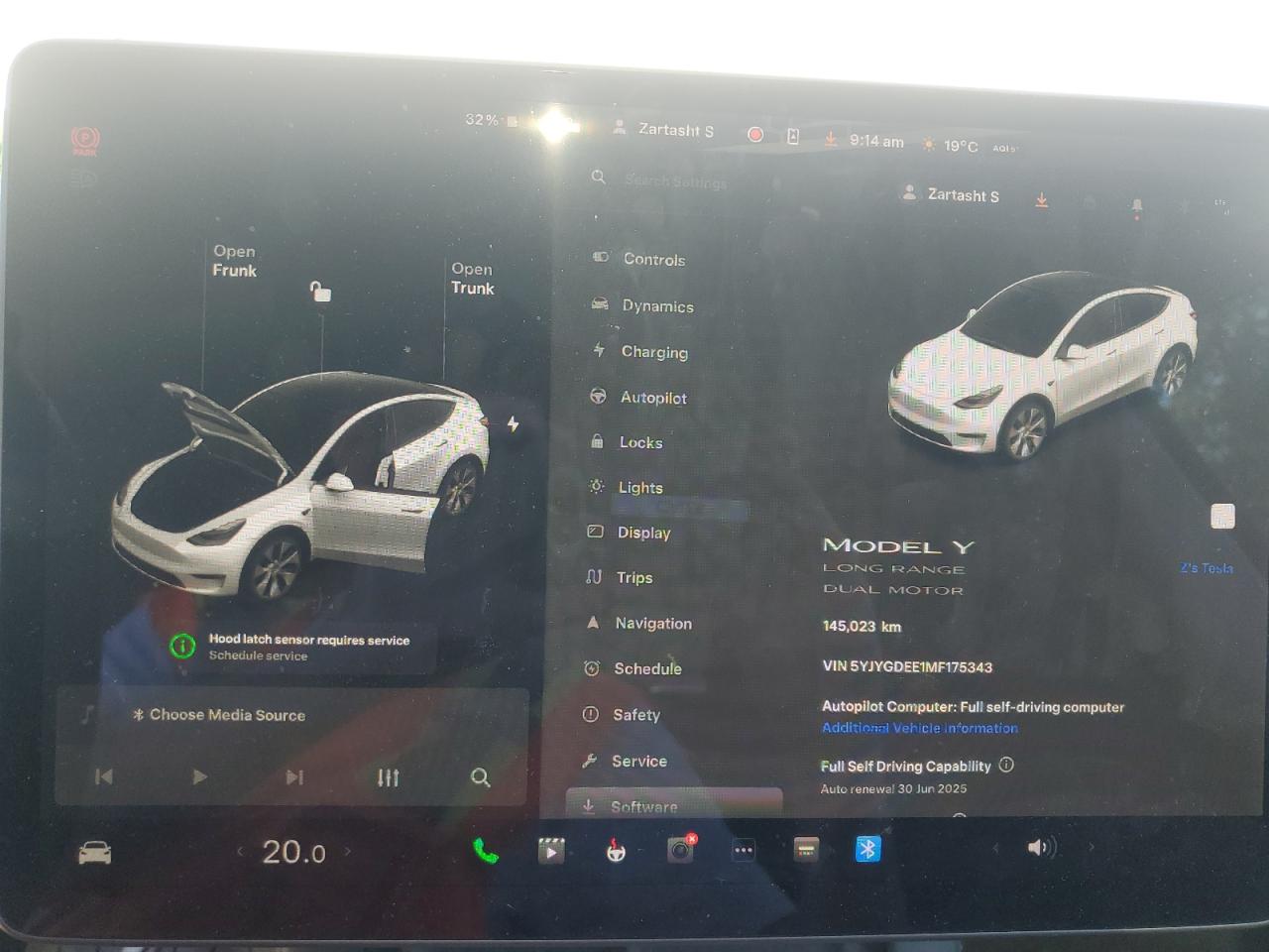 2021 Tesla Model Y VIN: 5YJYGDEE1MF175343 Lot: 62345625