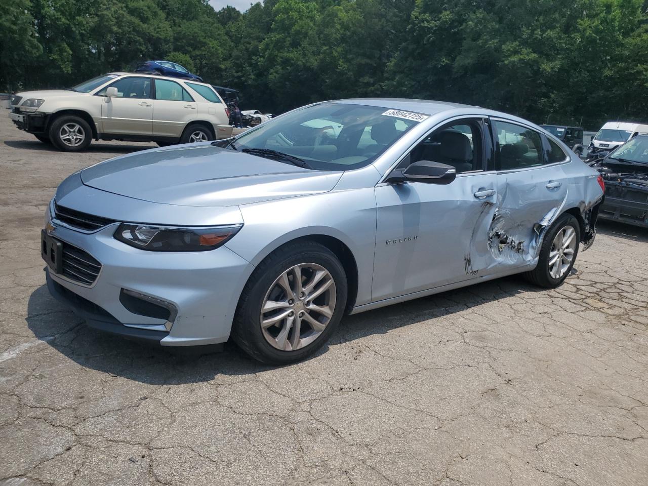 2018 Chevrolet Malibu Lt იყიდება Austell-ში, GA - Side