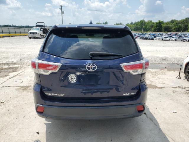  TOYOTA HIGHLANDER 2015 Синий