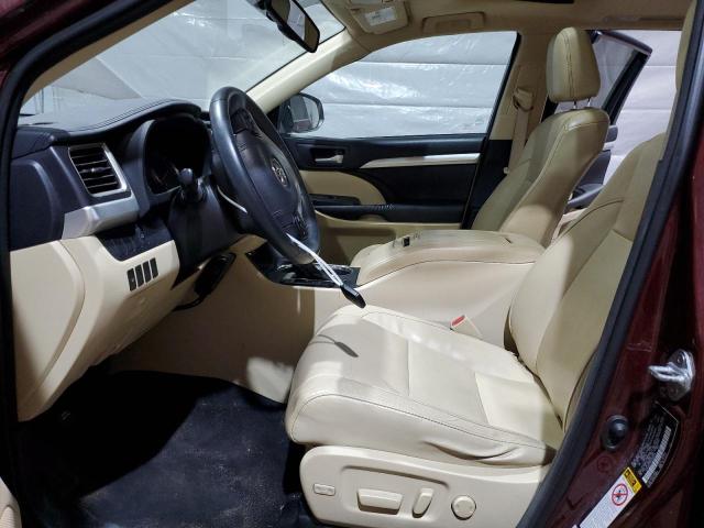 Паркетники TOYOTA HIGHLANDER 2016 Бордовый