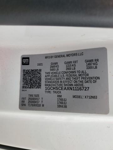 2022 CHEVROLET COLORADO LT  