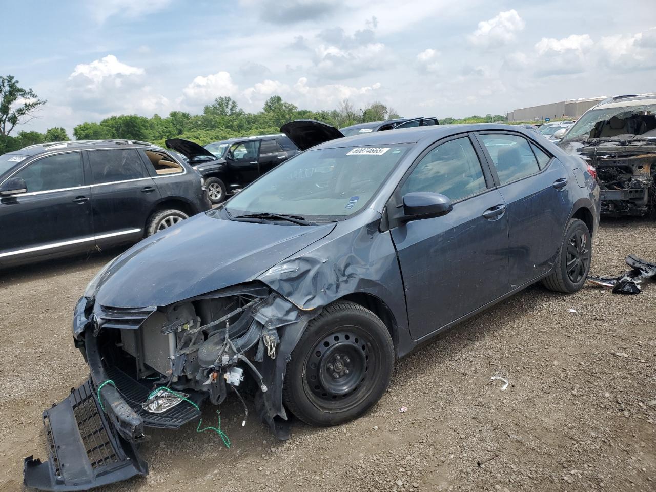2015 Toyota Corolla L na sprzedaż w Des Moines, IA - Front End