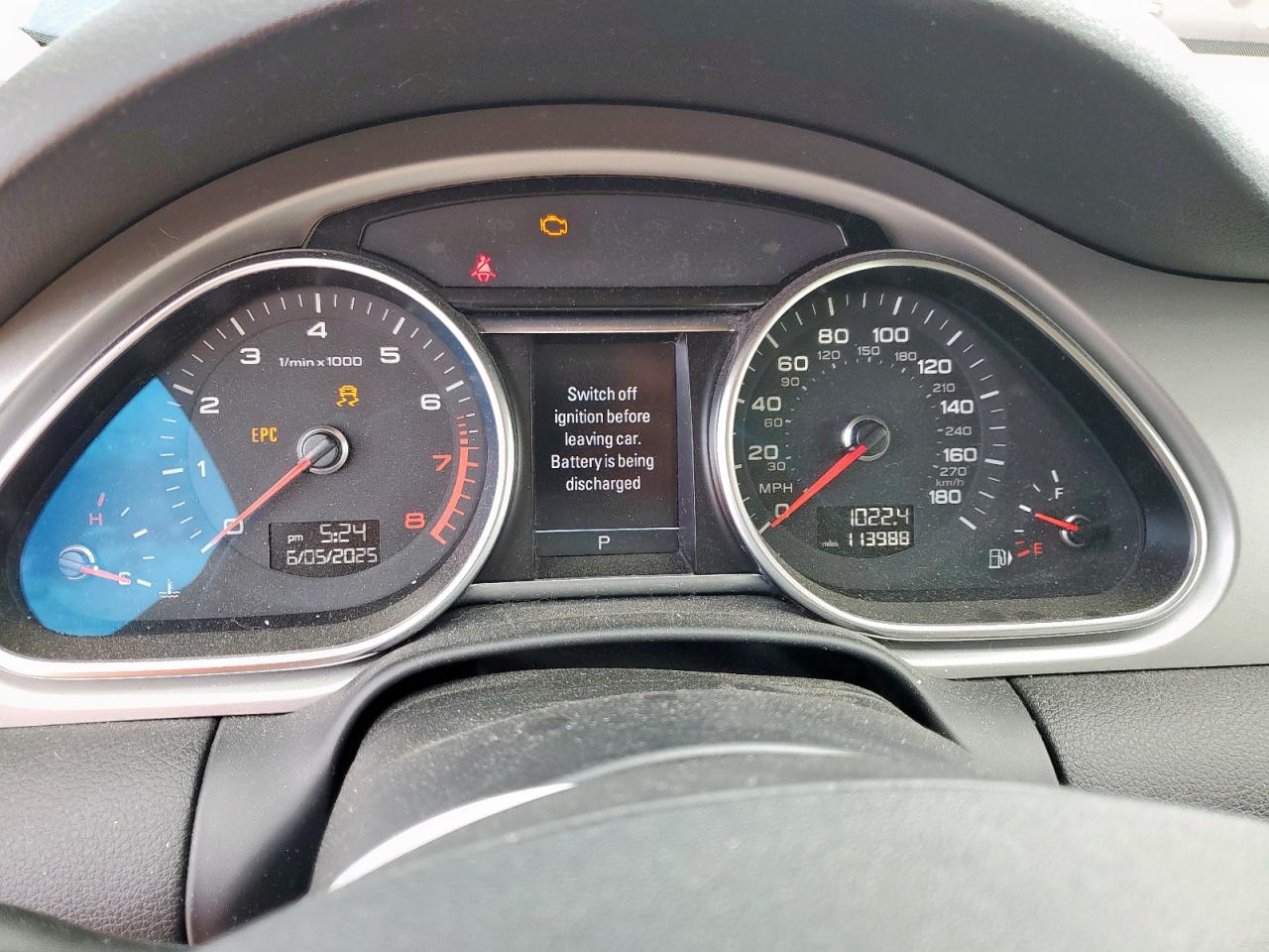 2014 Audi Q7 Premium Plus VIN: WA1LGAFE7ED015977 Lot: 60115085