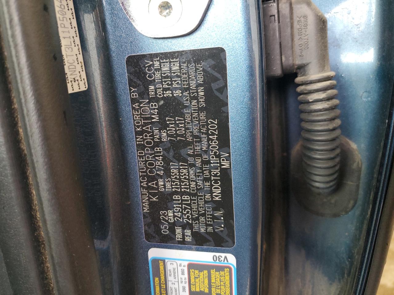 2023 Kia Niro Wave VIN: KNDCT3L11P5064202 Lot: 62209545
