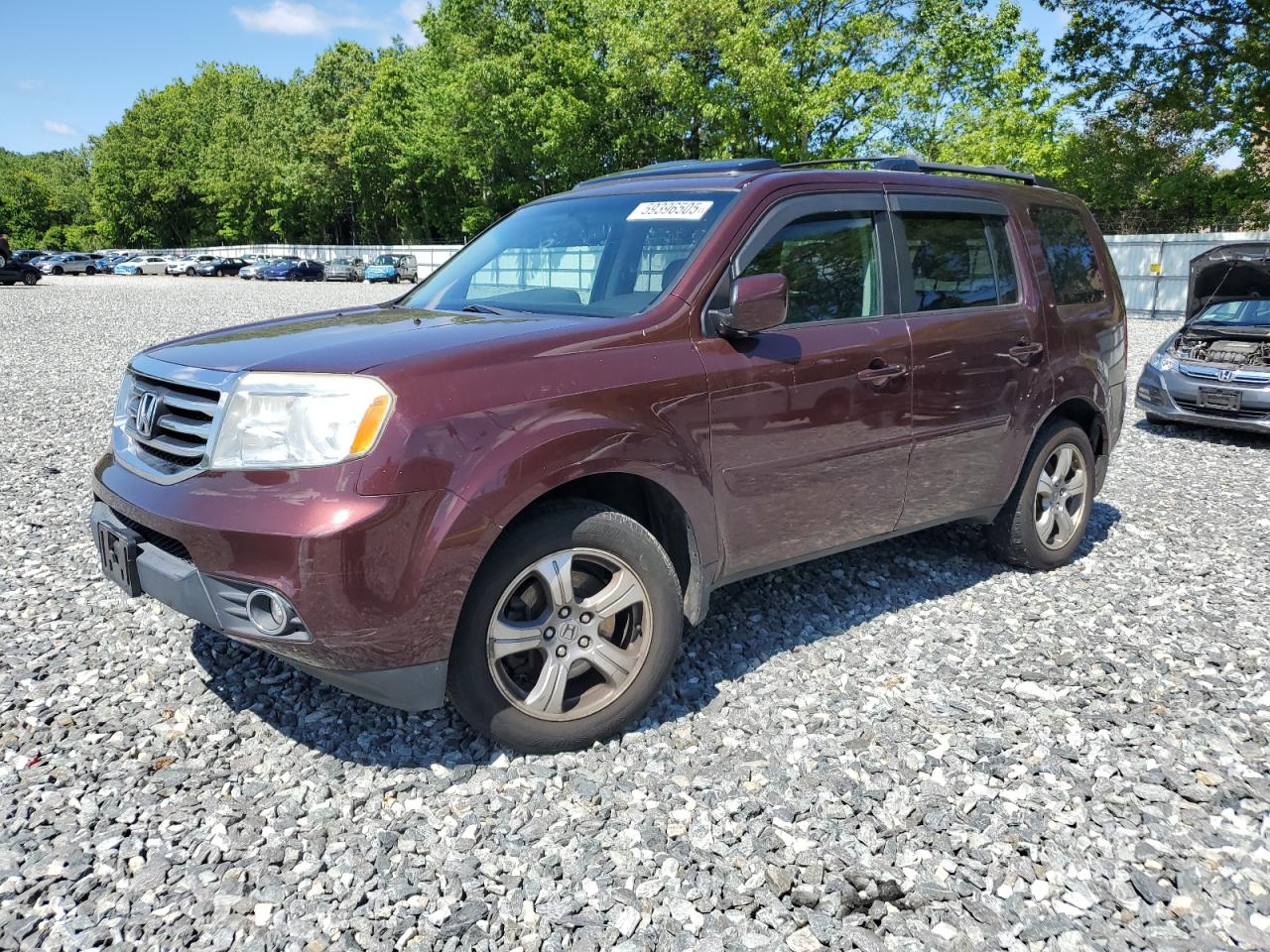 2013 Honda Pilot Exl للبيع في North Billerica، MA - Mechanical