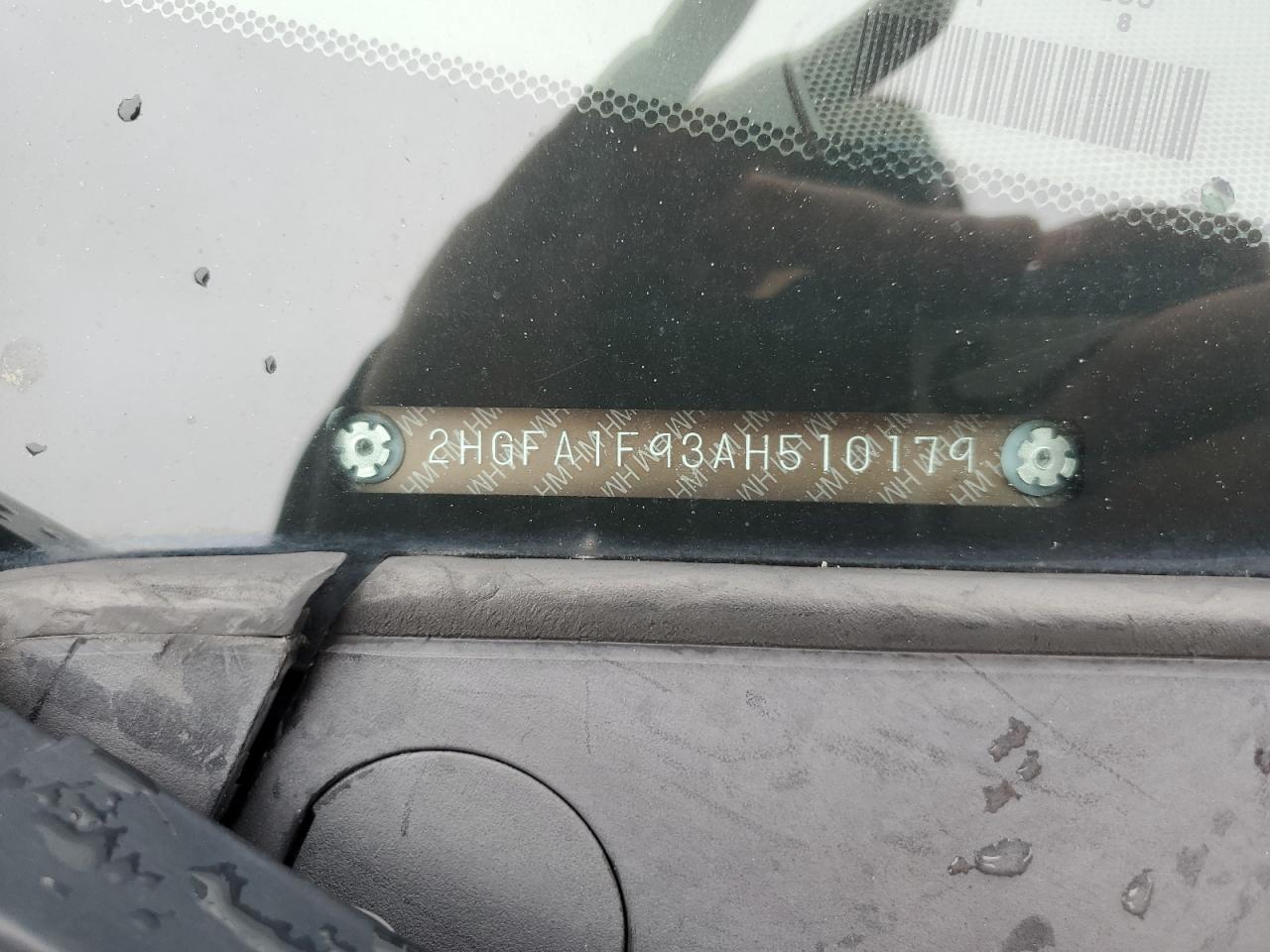 2010 Honda Civic Exl VIN: 2HGFA1F93AH510179 Lot: 59874335