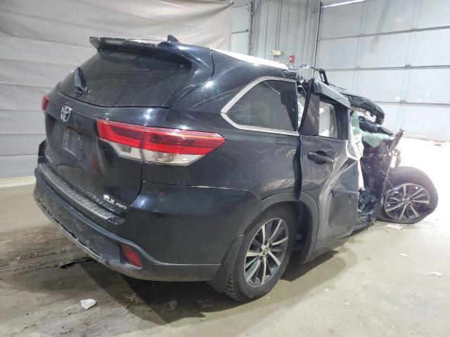  TOYOTA HIGHLANDER 2017 Чорний