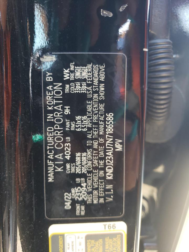 2022 Kia Soul Lx VIN: KNDJ23AU7N7186586 Lot: 61725525