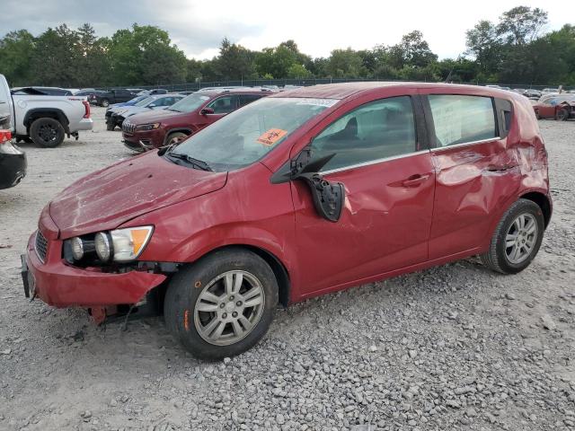 Hatchbacks CHEVROLET SONIC 2013 Czerwony