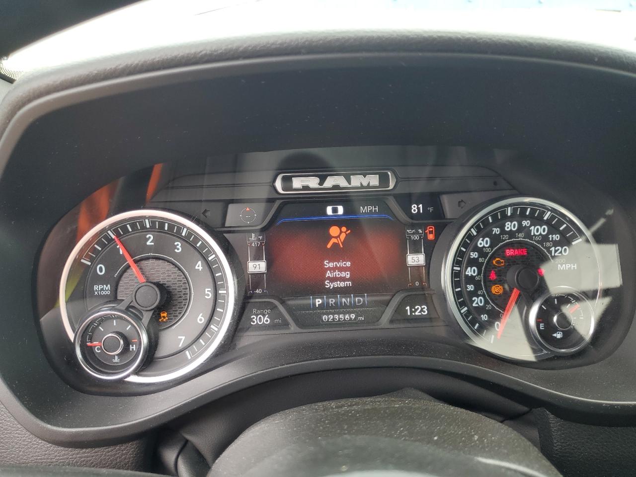 2023 Ram 1500 Big Horn/Lone Star VIN: 1C6SRFFT0PN678500 Lot: 62942925