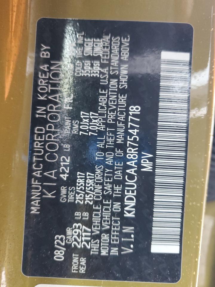 2024 Kia Seltos S VIN: KNDEUCAA8R7547718 Lot: 62985635