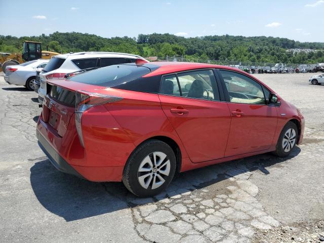  TOYOTA PRIUS 2017 Czerwony