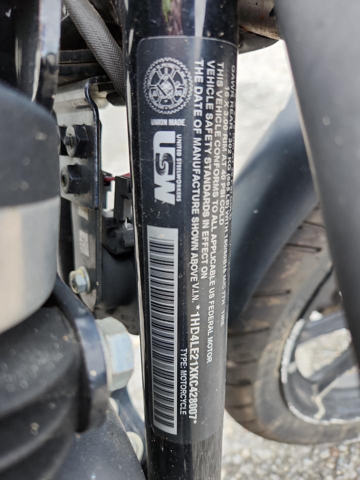 2019 Harley-Davidson Xl883 N VIN: 1HD4LE21XKC428007 Lot: 60673315
