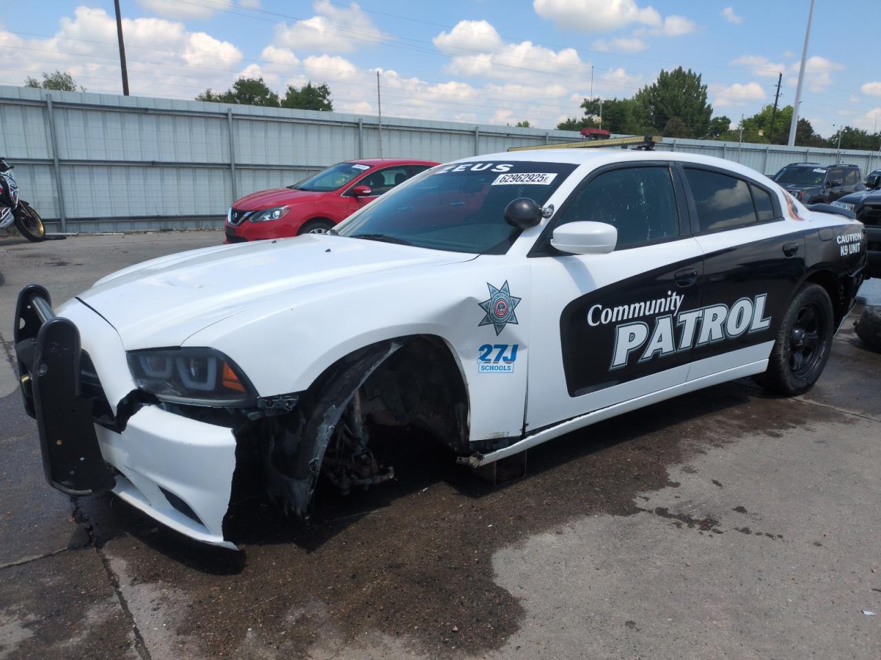 2013 Dodge Charger Police VIN: 2C3CDXAT2DH586130 Lot: 62962925