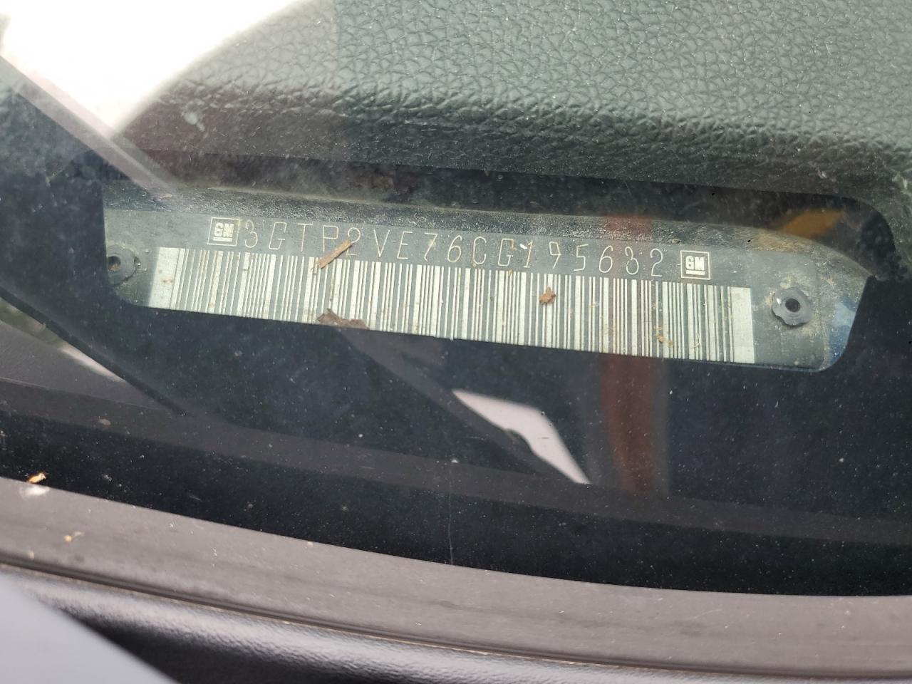 2012 GMC Sierra K1500 Sle VIN: 3GTP2VE76CG195632 Lot: 60852015