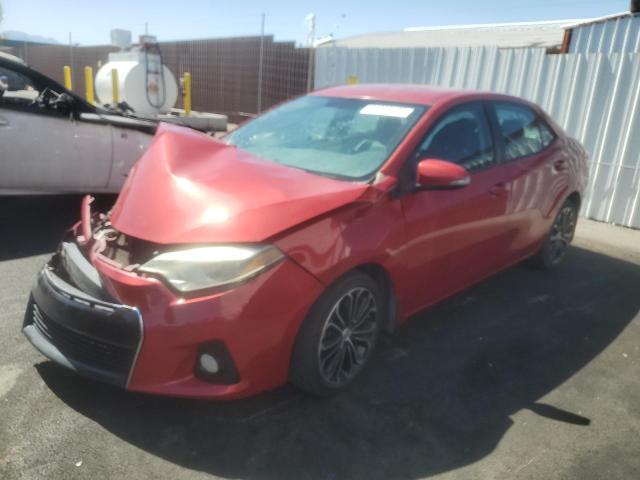  TOYOTA COROLLA 2016 Красный