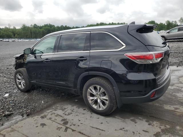  TOYOTA HIGHLANDER 2015 Czarny