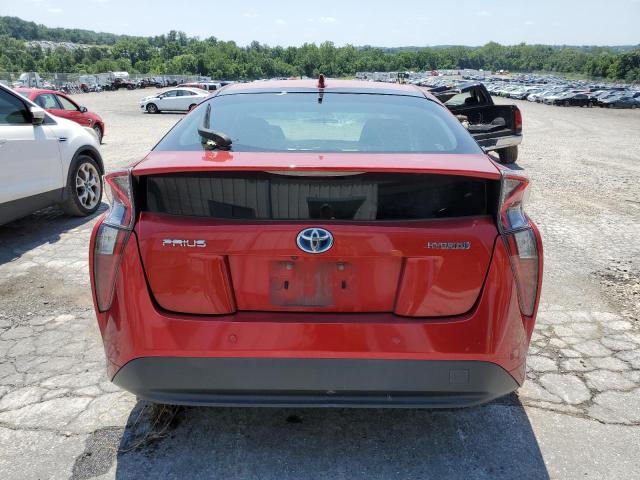  TOYOTA PRIUS 2017 Czerwony